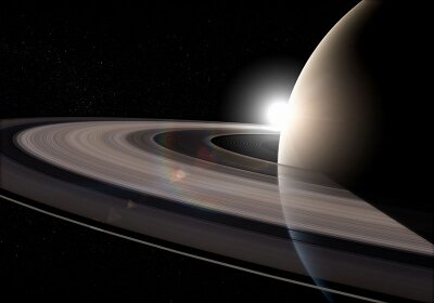 Фотообои для офиса Кольца Сатурна